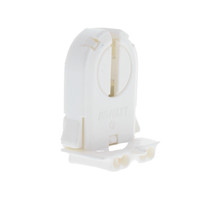 Leviton Fluorescent Lamp Holder Light Socket T-12 T-8 Medium Bi-Pin G13 Base Wide Fin T8 T12 13653-WWP