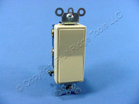 Leviton Ivory COMMERCIAL 4-Way Decora Rocker Wall Light Switch 15A Bulk 5694-2I