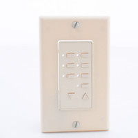 Leviton BLANK Almond Face Plate Color Change Kit For Decora 6-Scene Controller DCK6S-BA