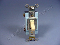Eagle Electric Ivory INDUSTRIAL DOUBLE POLE Toggle Wall Light Switch 15A 120/277V 1202V