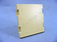 2 Leviton Ivory 2-Unit MOS Blank Filler Wallplate Insert Cover Modules 41292-2BI