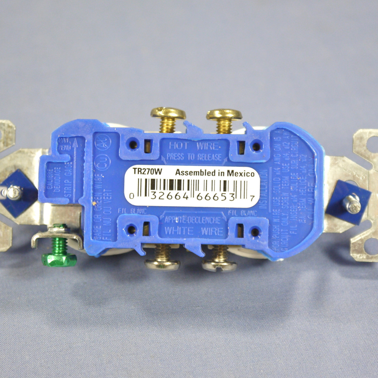 Shop Cooper White TAMPER RESISTANT Duplex Receptacle ... usoc wiring order 