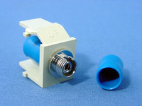 New Leviton Ivory Quickport Snap-In Simplex FC Fiber Optic Jack SM/MM 41084-FIP