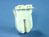 Leviton Fluorescent Lamp Holder Light Socket T-12 T-8 Medium Bi-Pin G13 Base T8 T12 Shunted 23653-WP