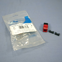 Leviton Dark Red Cat 3 Quickport Jack Cat3 RJ45 Telephone 41108-RR3