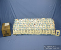 90 Leviton Almond LARGE Unbreakable Receptacle Wallplates Nylon Outlet Covers PJ8-A