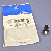 New Leviton Black Quickport Snap-In F-Type Coaxial Cable Jack 75-Ohm F-Connector 41084-FEF