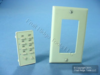 Leviton Almond Faceplate Color Conversion Kit For 4-Address Dimming Controller DCK4D-A