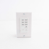 Leviton White Face Plate Color Change Kit For Decora 6-Scene Controller DCK6S-W