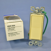 Eagle Commercial Ivory 4-Way Decorator Quiet Rocker Wall Light Switch 15A 6504V