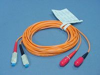 3M Leviton Fiber Optic Patch Cable Cord ST SC 62.5 Micron Duplex Multimode 62DCT-M03