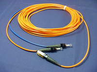 10M Leviton Fiber Optic Multi-Mode Duplex Patch Cable Cord MT-RJ ST 50 50DTM-M10