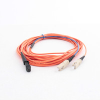 10M Leviton Fiber Optic Multi-Mode Duplex Patch Cable Cord MT-RJ DX-SC 498MC-M10