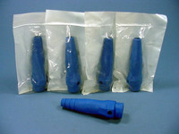 5 Blue Leviton 18 Series Female Cam-Type Connector Insulating Sleeves 18SDF-14B