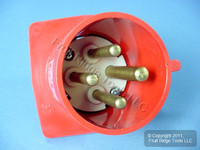 Leviton Pin & Sleeve Splashproof Plug Inlet 32A 380/415VAC SP432B6