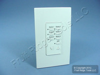 Leviton White Monet 7-Scene Dimmer Switch Controller 277V MN00C-7LW