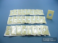 25 Leviton Ivory 1.406" Receptacle Wallplate Single Outlet Plastic Covers 86004