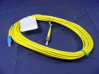 10M Leviton Fiber Optic Single-Mode Simplex Patch Cable Cord SC FC UPC UPSCF-S10