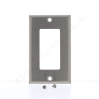 Cooper ANTIMICROBIAL Stainless Steel Rocker Decorator Wallplate Cover GFCI GFI 93401AM