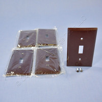 5 Eagle Brown RESIDENTIAL 1-Gang Switch Plate Cover Standard Wallplates 2134B