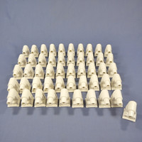 50 Leviton Slimline T-8 T-12 Fluorescent Lamp Holders Light Sockets T8 T12 Plunger-End Fa8 Base 2536