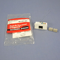 Pass & Seymour White Activate Cat 3 Jack Insert RJ45 2A145-C3-WH