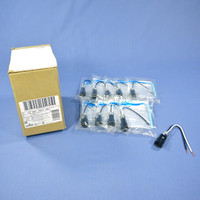 10 Leviton Candelabra Base Lamp Holders Light Socket Keyless 75W 125W 10014-500