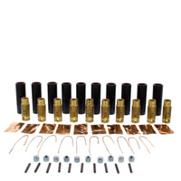 10 Leviton Black ECT 12 Series Female Cam-Type Connector Plugs 315A 600V 12S26-E