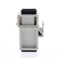 Leviton Almond Keystone Fiber Optic Jack Adapter MT-RJ 49889-KMA