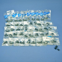 50 Leviton Black Cat 3 Quickport Jacks Cat3 RJ45 Telephone 41108-RE3