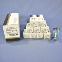 10 Leviton Ivory INDUSTRIAL Grade 3-Way Quiet Toggle Wall Light Switches 15A 120/277VAC 1203-2I