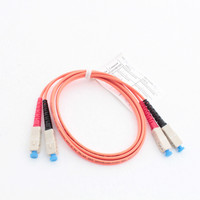 1M Leviton Fiber Optic Multi-Mode Duplex Patch Cable Cord SC 62.5/125 62DSC-M01