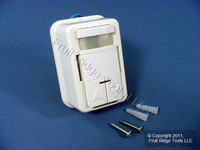 Leviton Lonworks White Occupancy Motion Sensor Dimmer Switch Surface Mount Surface Mount L979-T