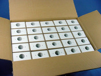 1100 General Electric White Unbreakable Nylon Receptacle Outlet Wallplate Covers 1.406" Diameter w/o Mounting Screws WD9350604