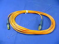 5M Leviton Fiber Optic Multi-Mode Duplex Patch Cable Cord MT-RJ 50mic 50DMJ-M05