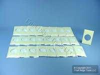 25 New Leviton Ivory Range Outlet Covers Dryer Receptacle Wallplate Welder 2.15"