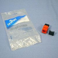New Leviton Orange Cat 3 Data Phone Quickport Jack Cat3 RJ45 Telephone 41108-RO3