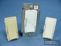 Leviton White/Ivory/Light Almond Vizia Light Dimmer Switch Hi-Lume Eco-10 Fluorescent 6A 277V VZH06-7LZ