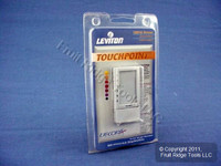 Leviton Gray Touch Point Light Dimmer Switch 1000VA Magnetic Low Voltage 1000W Incandescent TPM10-1LG