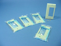 5 Leviton Ivory Nylon Decora GFCI End Panel Sectional Cover Wallplates PSE26-I