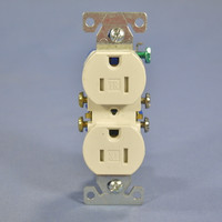 Cooper Light Almond TAMPER RESISTANT Duplex Receptacle Outlet NEMA 5-15R 15A 125V Bulk TR270LA
