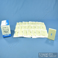 25 Leviton Residential Grade Almond Switch Cover Wall Plates Switchplate 82001