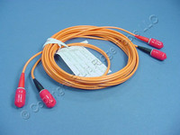 3M Leviton Fiber Optic Multi-Mode Duplex Patch Cable Cord SC 62.5/125 62DST-M03