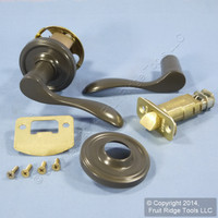 RIGHT Weslock Traditonale Bordeau 600 Gray Passage Closet Door Lever