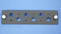 Leviton ST Fiber Optic Patch Panel Mounting Plate 6-Couplings Unloaded 5F100-ST