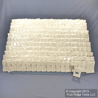 250 Leviton White Residential 1.406" Receptacle Wallplate Outlet Covers 88004