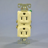 Cooper Almond COMMERCIAL Grade Outlet Receptacle NEMA 5-15R 15A 125V Bulk CR15A