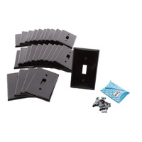 25 Leviton Brown EXTRA DEEP Toggle Switch Cover Wall Plates Switchplates 85301