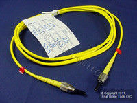 2M Leviton Fiber Optic Singlemode Simplex Patch Cable Cord FC/FC PC PCSFC-S02