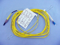 5M Leviton Fiber Optic Singlemode Simplex Patch Cable Cord FC LC SPC SPSFL-S05